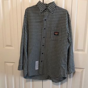 Men's Rasco FR Green Plaid XL button up
